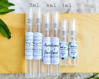 Hand Sanitize Bottles + Custom Labels, Empty Unfilled Bottles, Custom Spray Bottle, Spray Bottle Labels, Wedding Favors, Bridal Shower, Baby