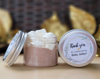 Hot Chocolate Jar Favors - Winter Wedding Favors, Unique Favors, Baby Shower Hot Chocolste, Custom Jars, Hot Cocoa Favor, Hot Chocolate Gift