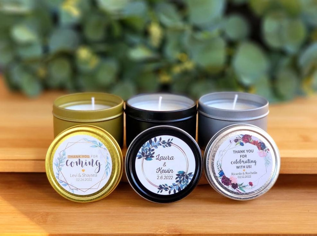 Bulk Wedding Favor Candles - Unique Wedding Favors - Engagement Party ...