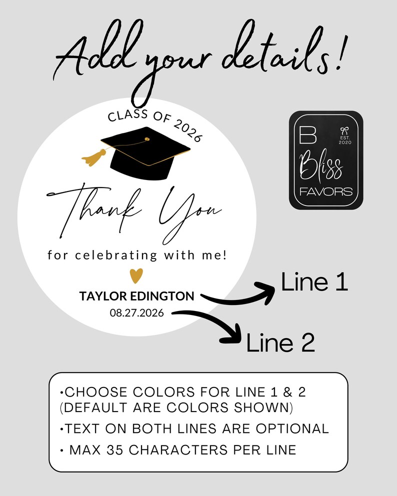 Class of 2026 Treat Bags – Graduation Party Favor Bags, Cookie Candy ...