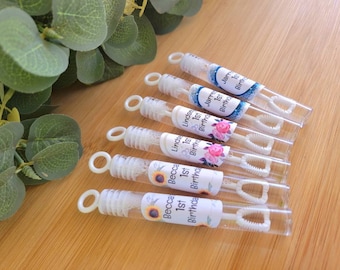 1st Birthday Bubble Favors - Custom Labels & Filled Bubble Wand - First Birthday, Party Favors, Birthday Party, Kids Goodie Bags, Onederful
