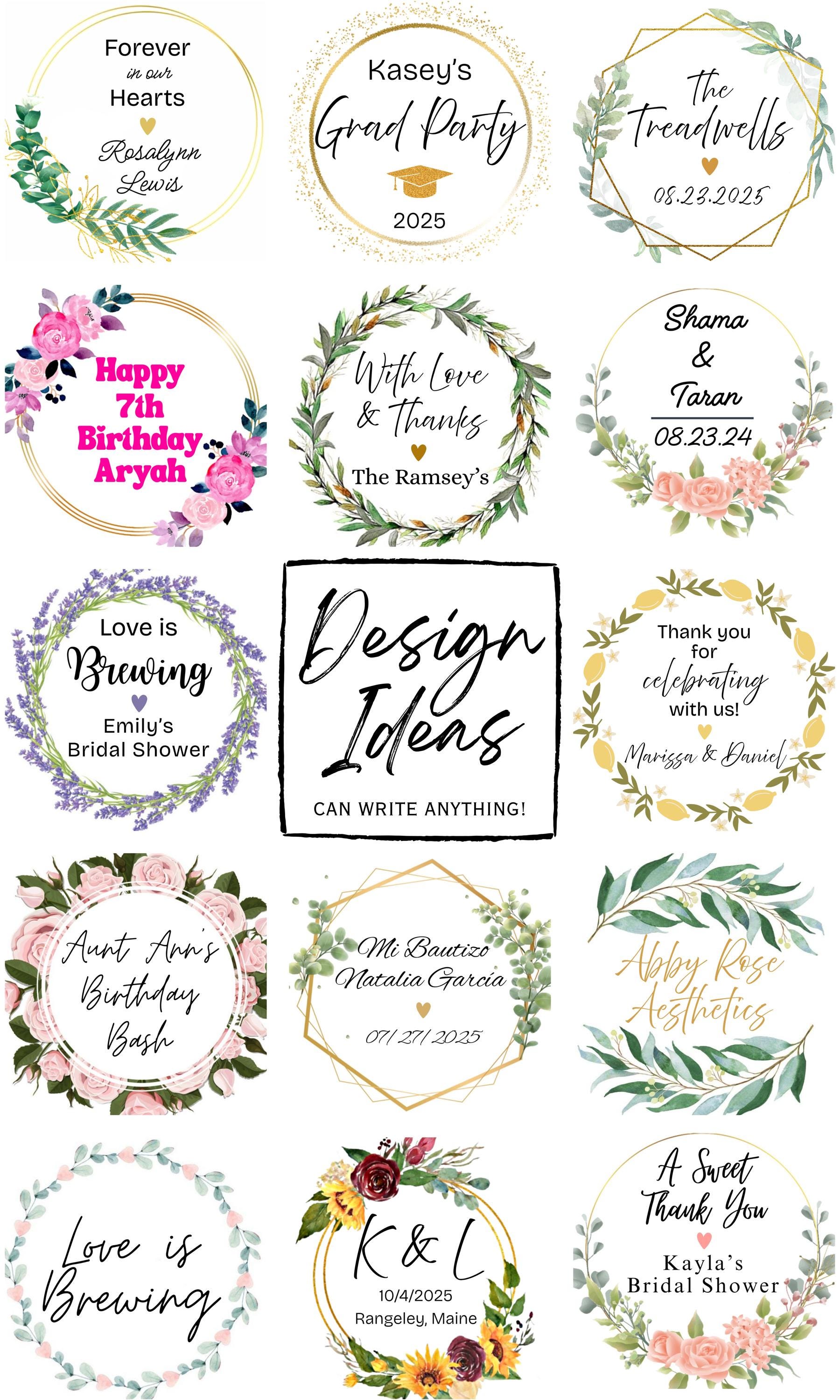 1x2 Inch RECTANGLE Stickers – Custom Labels, Personalized Stickers for ...