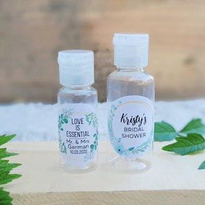 Hand Gel Bottles - Custom Sanitizers, Empty Sanitize Bottle, Conference Gift, Wedding  Sanitizers, Custom Favors, Dispenser Bottles