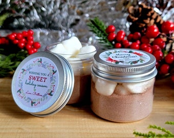 Hot Chocolate Gift - mini hot chocolate gift, Teacher Gift, Coworker Gift, Employee gift, cheap holiday gift, stocking stuffer, hot cocoa