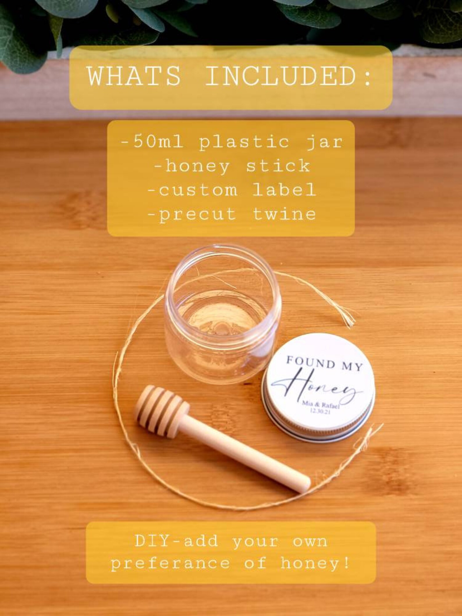 Honey Jar Wedding Favors DIY Wedding Favors for Guests Etsy