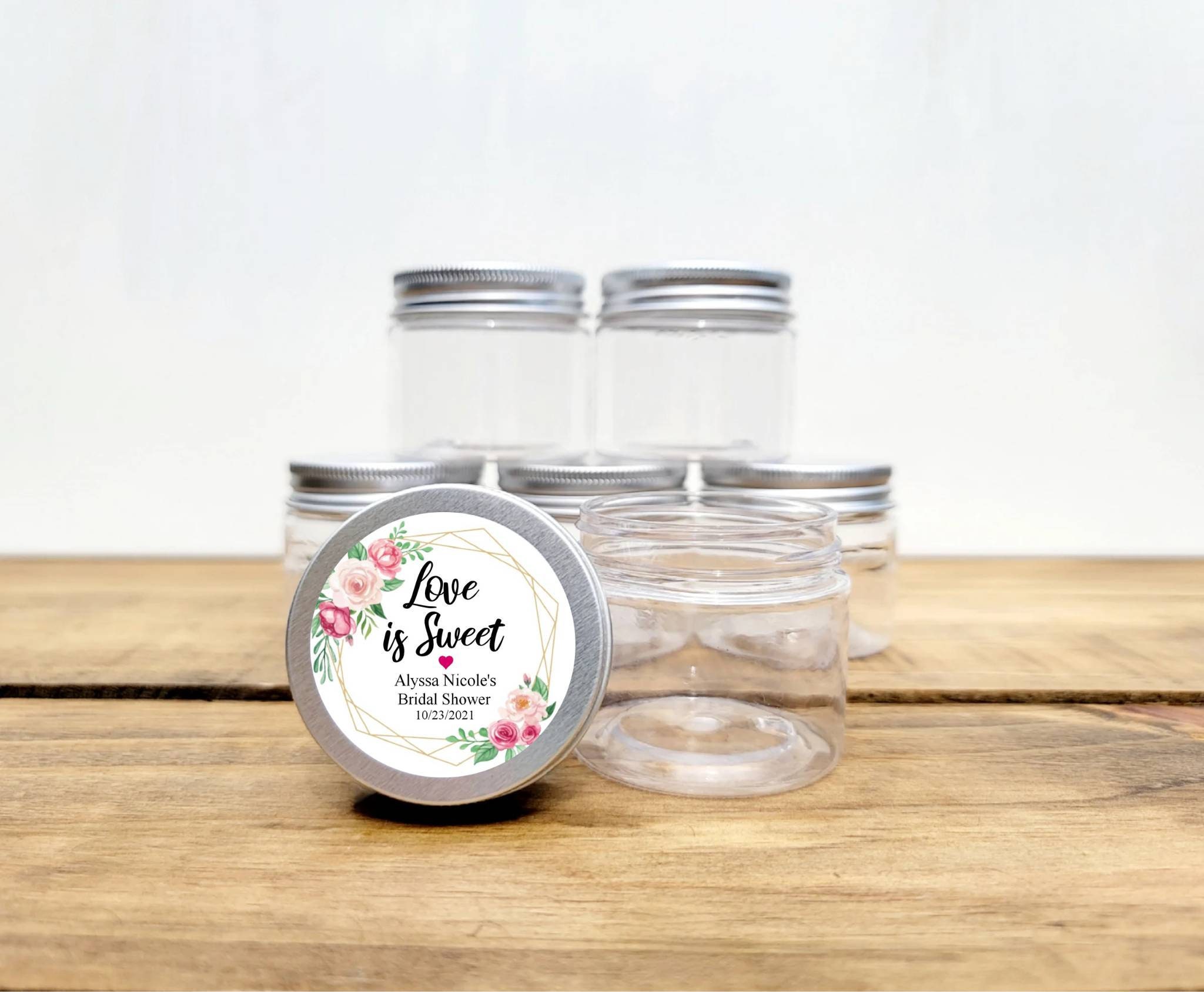 Love is sweet jar labels