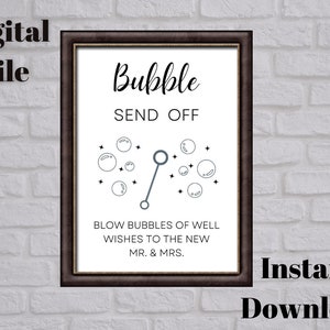 Luftblasenschild Printable, Hochzeitsschild, Hochzeitsschild, Hochzeitsschild, Hochzeitsschild, Luftblasenschild, Luftblase ausdruckbar