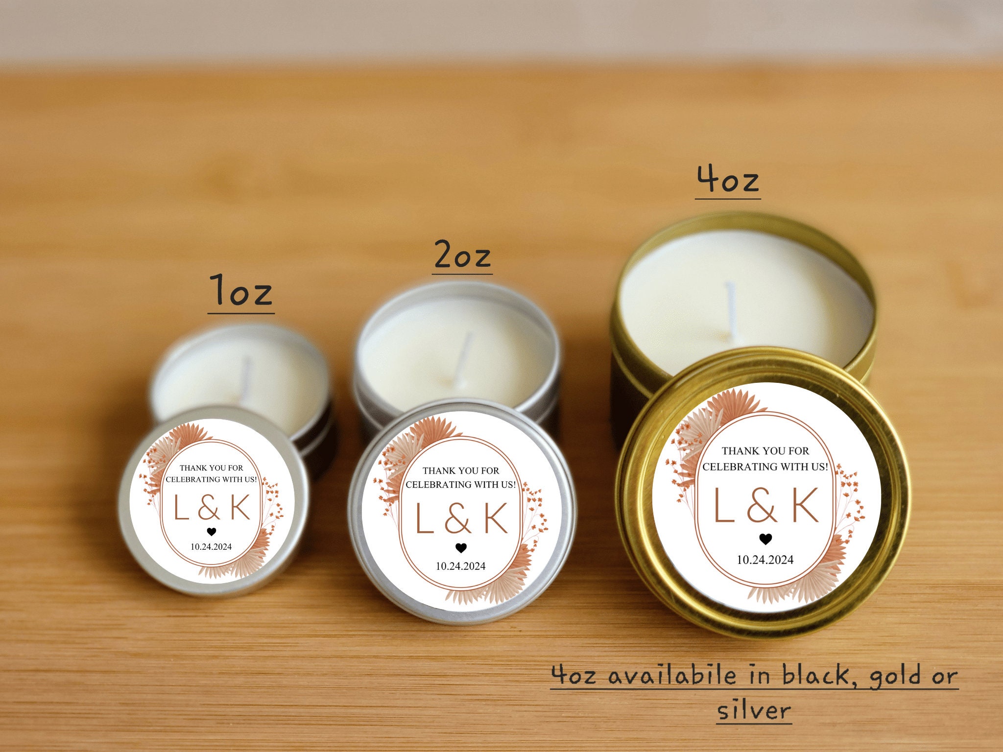 Terracotta Candle Favors
