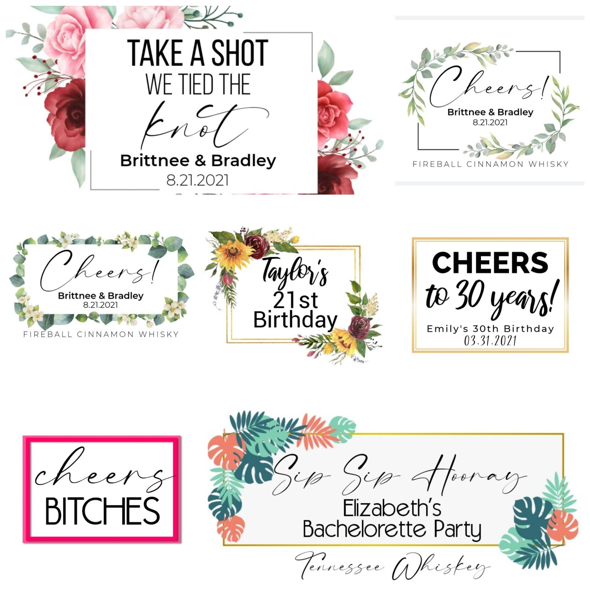 Custom Stickers - Square - Rectangle - Baby Shower - Wedding - Birthday - Bridal Shower - Bachelorette - Business - Logo - Small Business