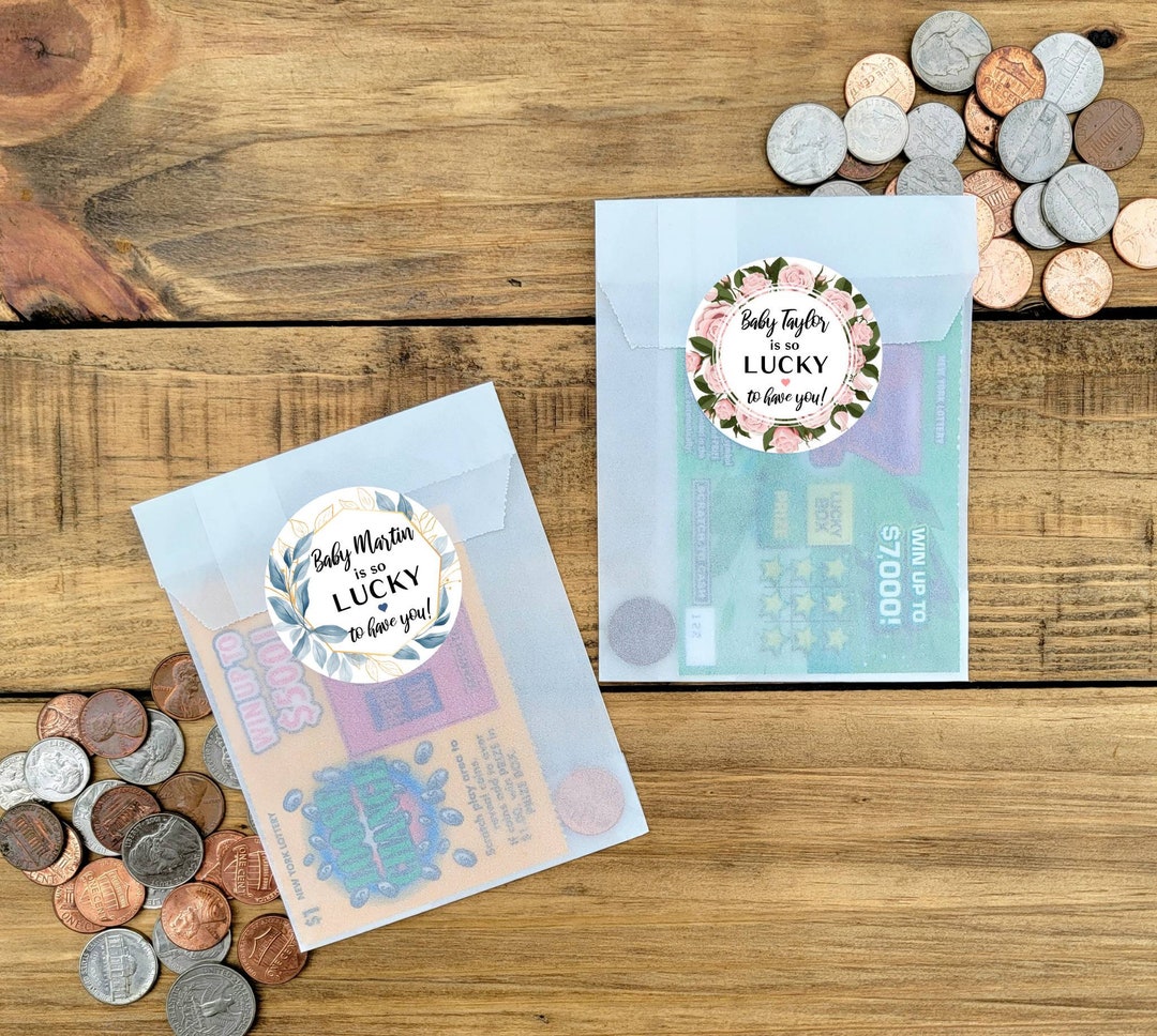Baby Shower Lottery Ticket Favors Lotto Favors, Baby Shower Favors