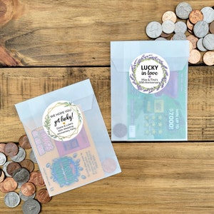 Anniversary Party Lottery Ticket Favors - Lotto Favors, Unique Anniversary Favor Ideas, Scratch Card Favors, Lucky In Love, Whole Lotto Love
