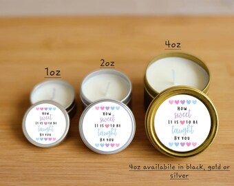 Valentine's Day Candles - Mini Valentines Candles, Valentines Day Gift, Valentines Day Party Favor, Teacher Gift, Valentines Day Candle Gift