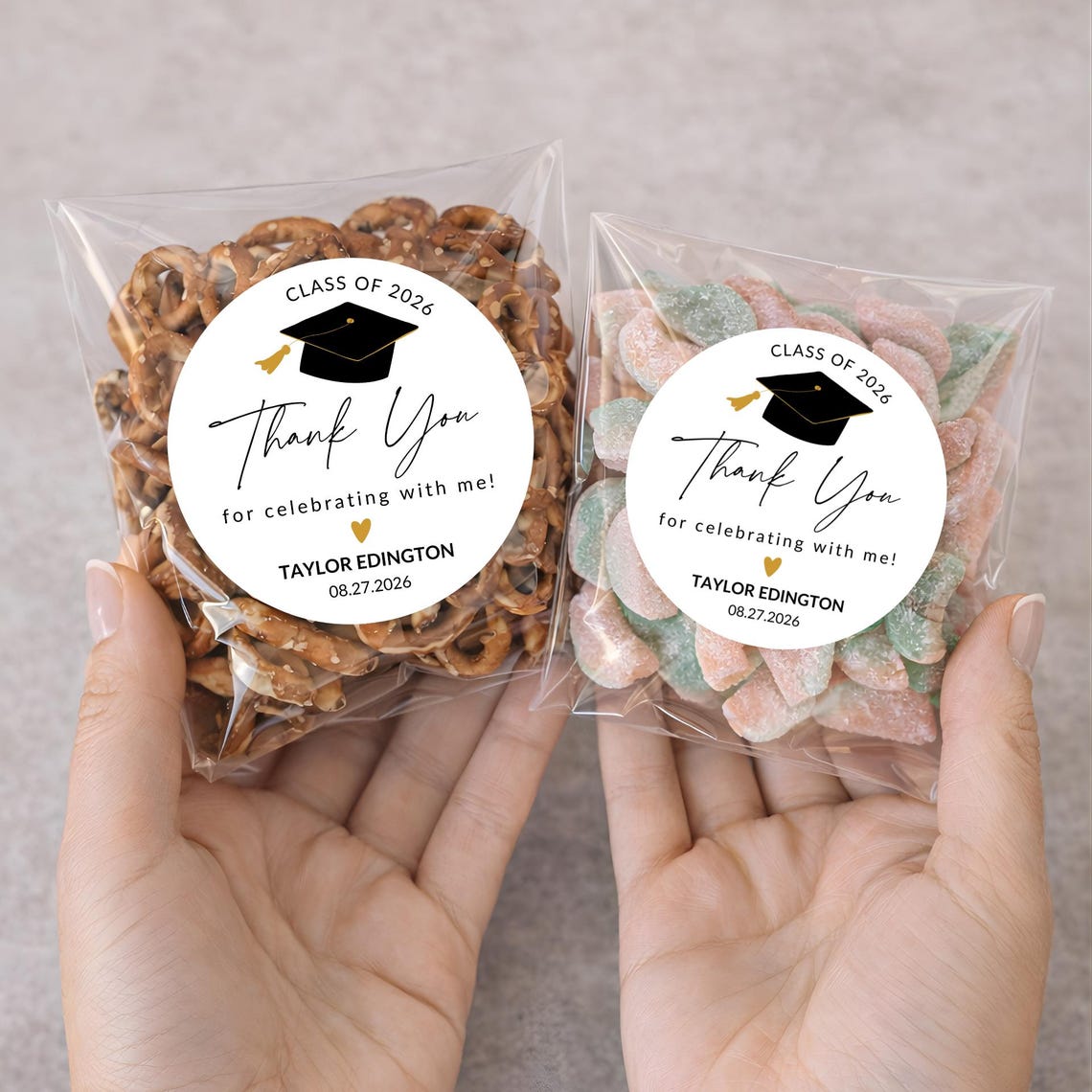 Class of 2026 Treat Bags – Graduation Party Favor Bags, Cookie Candy ...