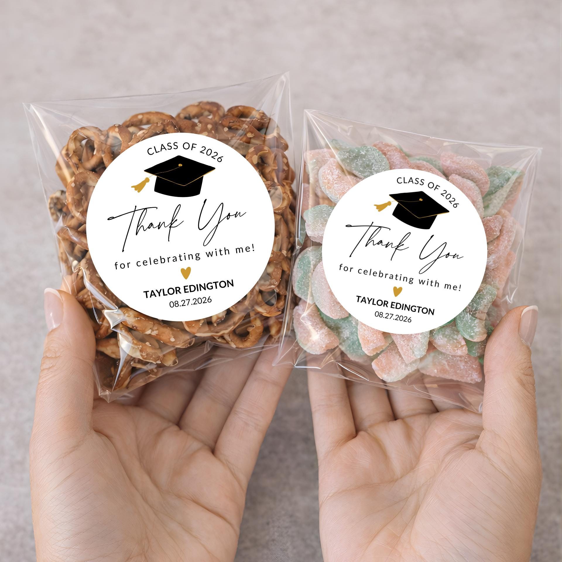 Class of 2026 Treat Bags – Graduation Party Favor Bags, Cookie Candy ...