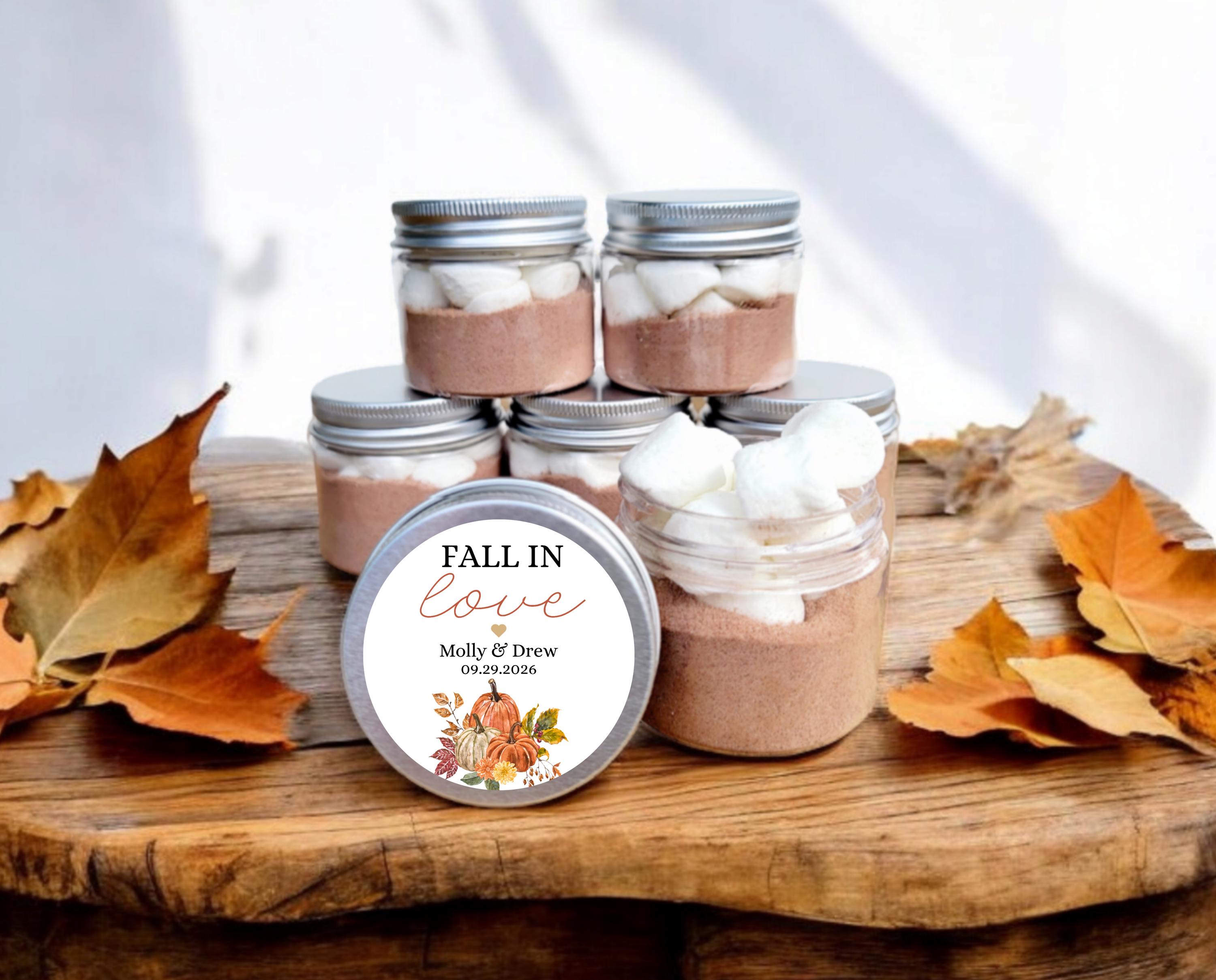 Hot Chocolate Jar Favors