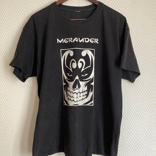 t-shirt vintage MERAUDER NYHC Taille LARGE