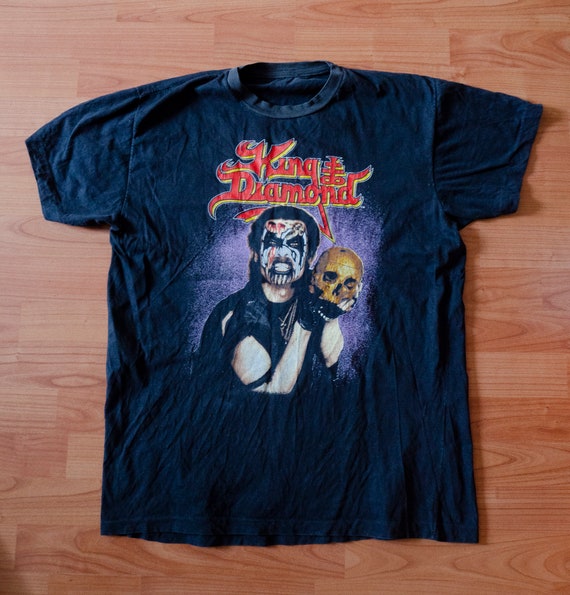 VINTAGE 1989 KING DIAMOND Shirt. Large. Single Stitch. Heavy Etsy