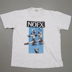 VINTAGE 1994 NOFX Punk in Drublic T-shirt/ Size XL/ Brockum