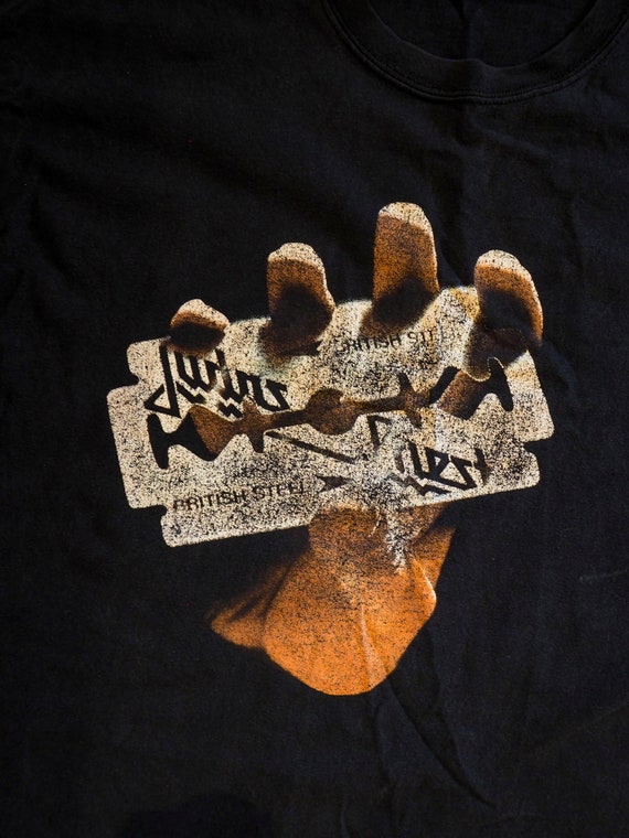 Vintage 2004 Judas Priest Britist Steel T-shirt LARGE