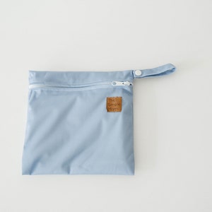 Mini Wet Bag &quot;Always Blue&quot; | The Simple Mami | Cloth Diaper Storage | Wet Bag | Diaper Bag | Travel Bag