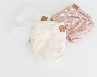 Newborn All in One | Newborn Cloth Diaper | Snap in AIO