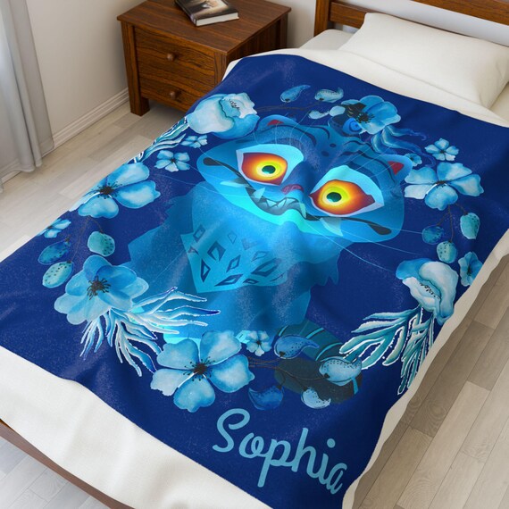 Derpy Demon Hunters K-Pop Velveteen Plush Blanket | Cute Anime Monster Throw