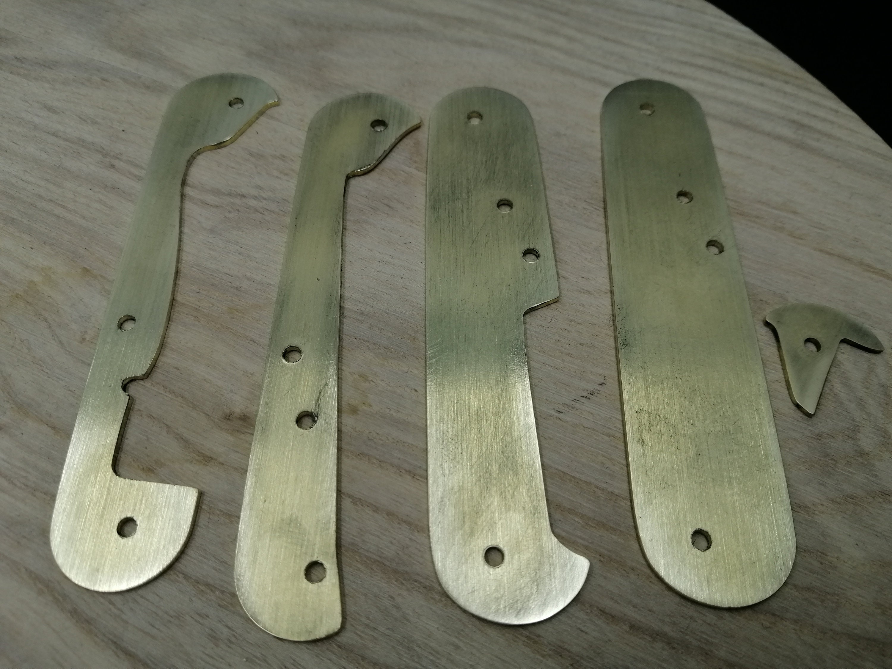 Liners for Custom Swiss Knife 84mm Victorinox Brass EDC Custom