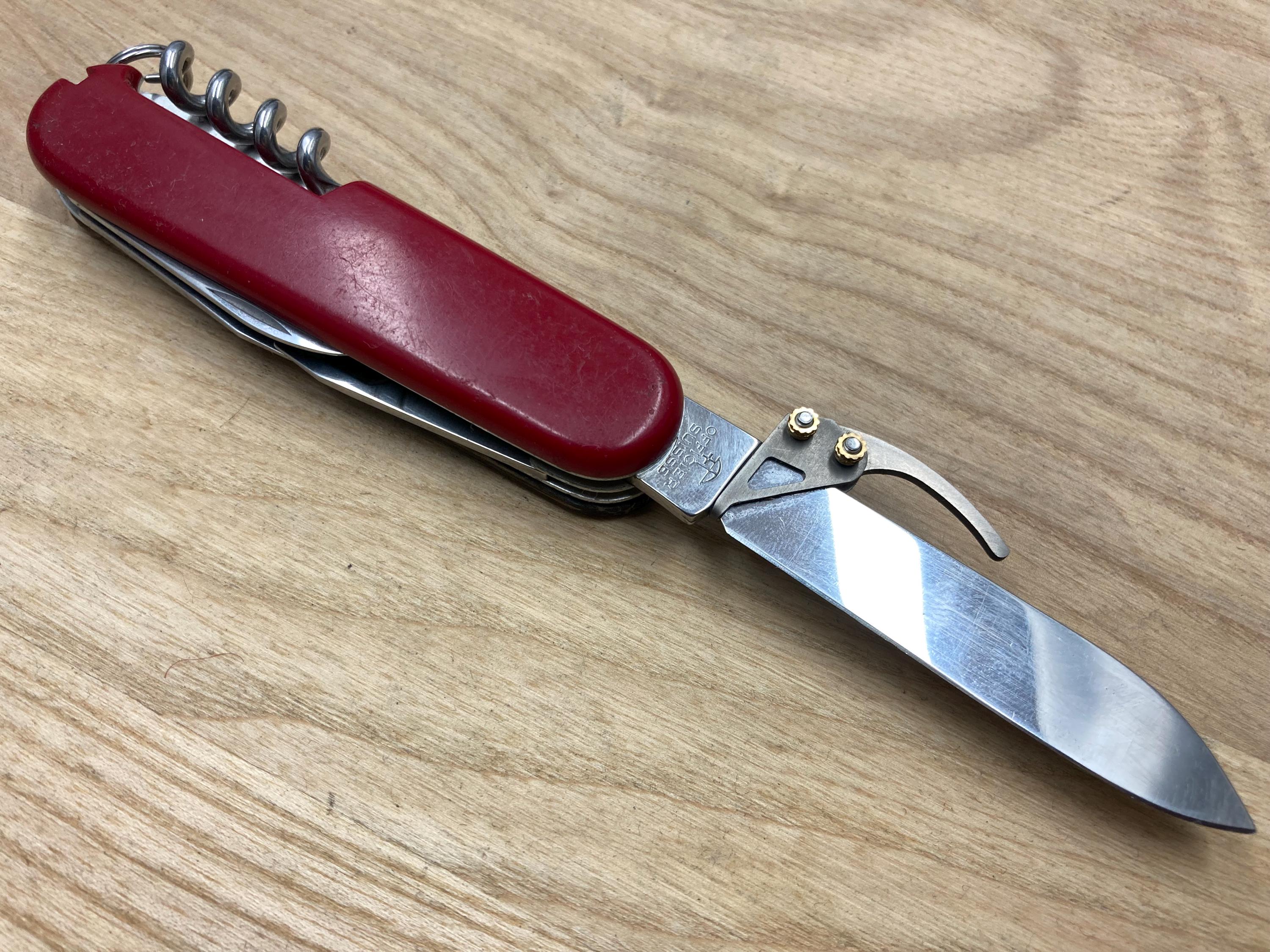 Swiss Army 91 Mm One-handed Hooks for Blades for SAK 91 Mm