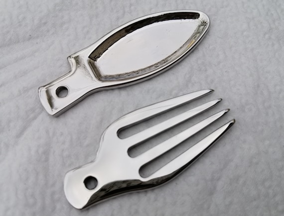 Set of Spoon and Fork for Assembling a Hobo Knife Sak.fork.spoon. SAK Pocket Knife 91mm.handmade Custom Swiss Army Custom Swiss Knife 91mm Etsy