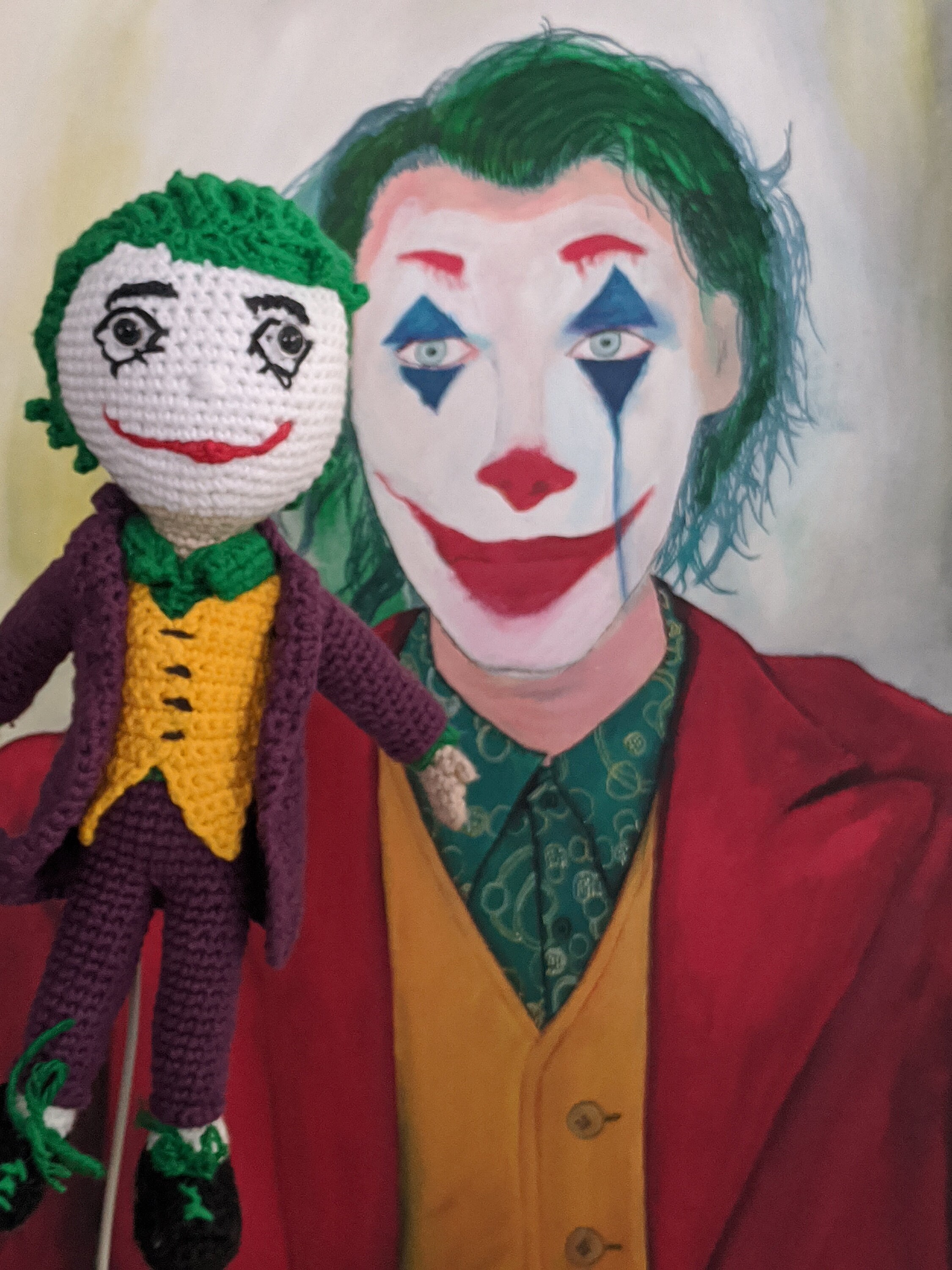 Joker amigurimi toy crochet joker favorite evil prince Etsy