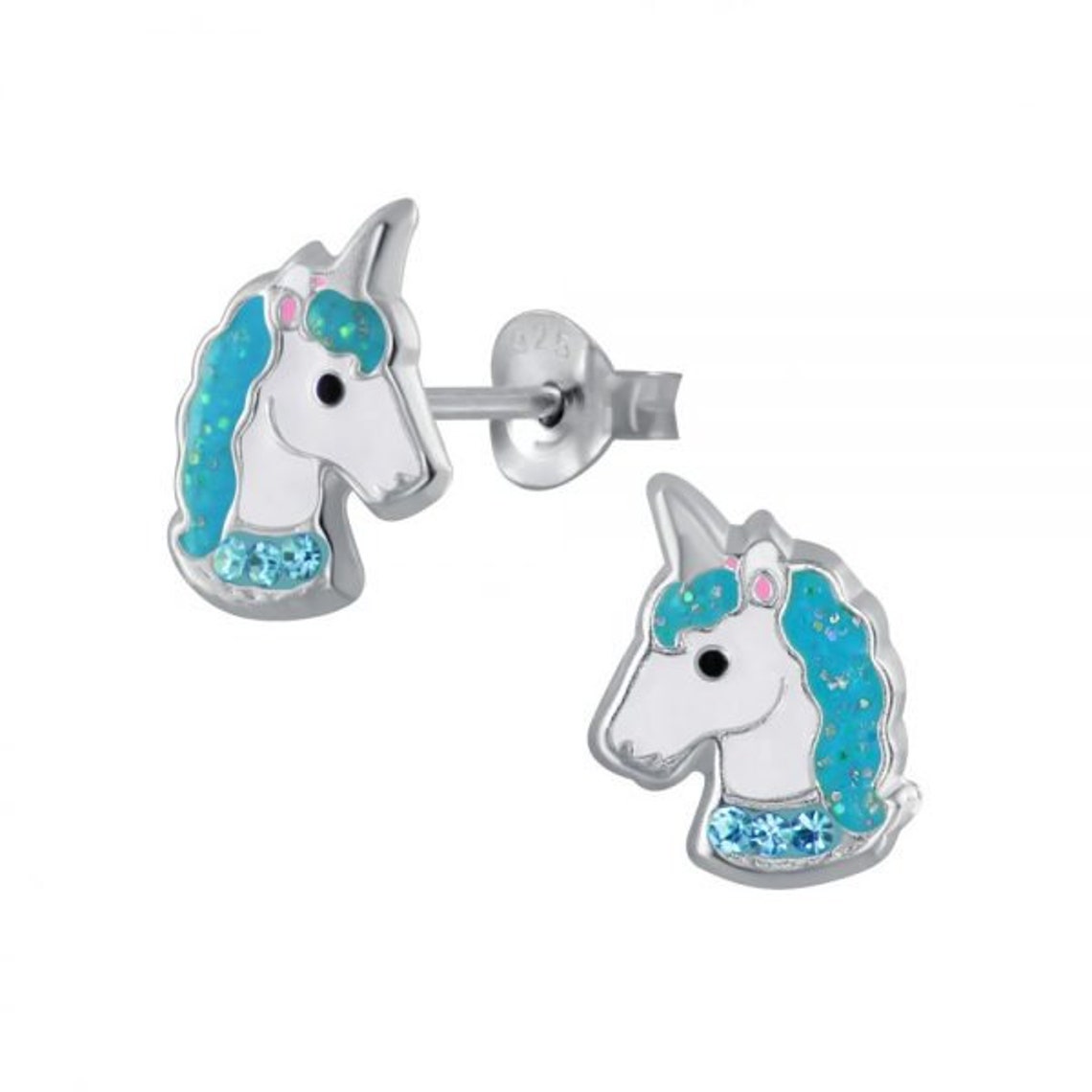 Pretty Unicorn Stud Earrings/Unicorn Earrings/Kids Etsy