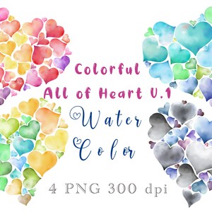 Watercolor “Colorful Heart Beat”Valentine Day, Watercolor, PNG File, sublimention, human Rights, Gay Pride Lgbt Lesbian, Rainbow, Equality