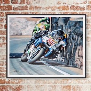 Ryan Whitehall. Southern 100. Limited edition print.