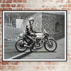 Metal Vintage Style Wall Sign - Norton Motorcycles 8x6 Inch [NORT