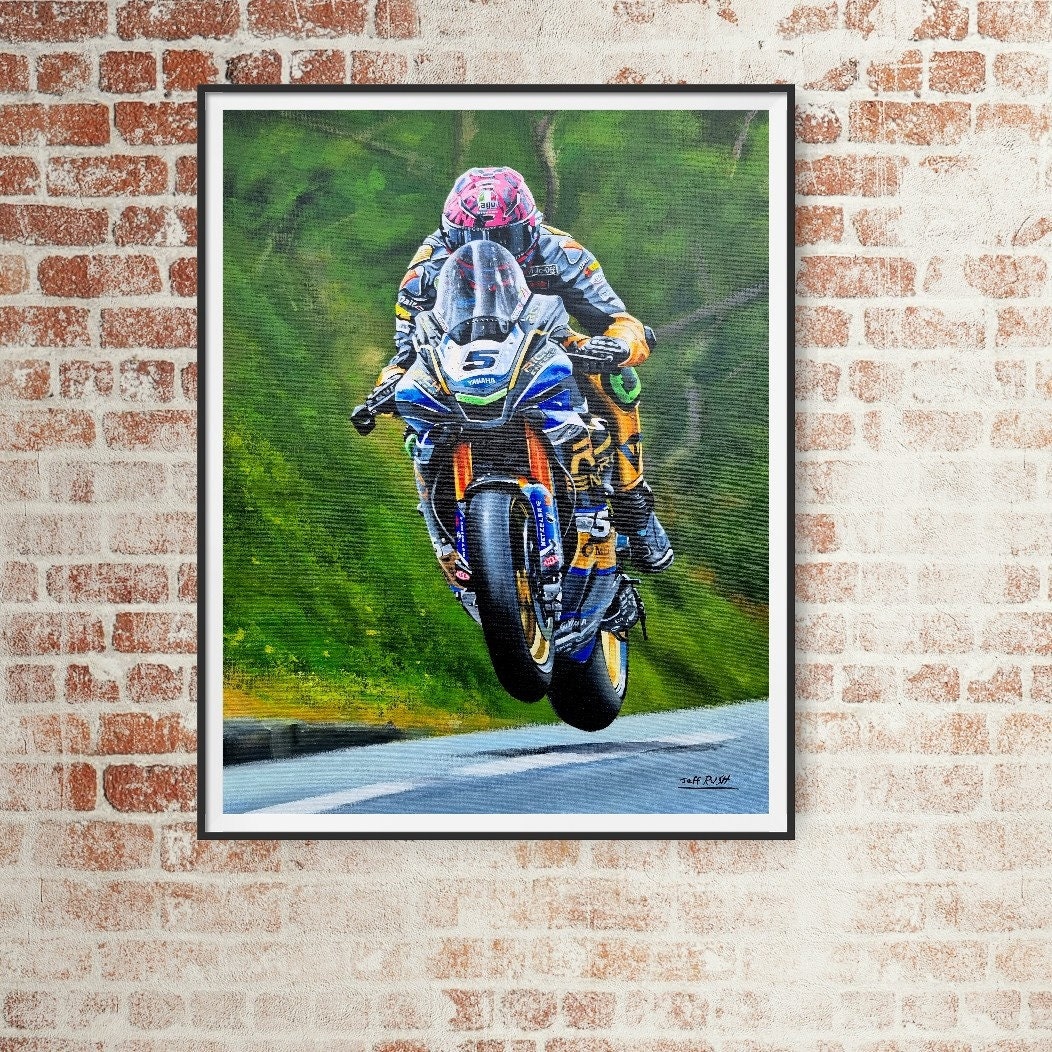 James Hillier autographed limited edition print.