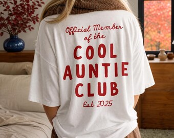 Personalized Cool Auntie Shirt | Auntie and Niece Matching Shirt |  Aunt and Niece Matching Outfit | Personalized Kids Shirt | Auntie Gift