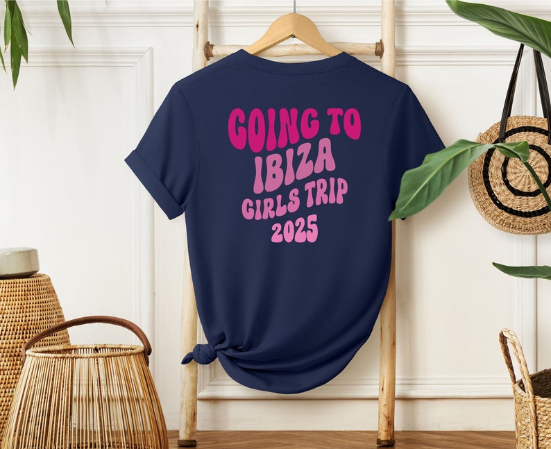 Junggesellinnenabschied Ibiza Mallorca, Gruppen Shirts, JGA 24, Mädelsausflug, Party Shirts Damen, Personalisierbar Junggesellinnenabschied Bild 2