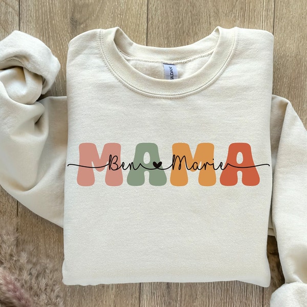 Mama Geschenk / Geschenk zu Muttertag / Pullover / Oversized Pullover /Personalisiertes Sweatshirt/ Sweater Geschenk für Mama