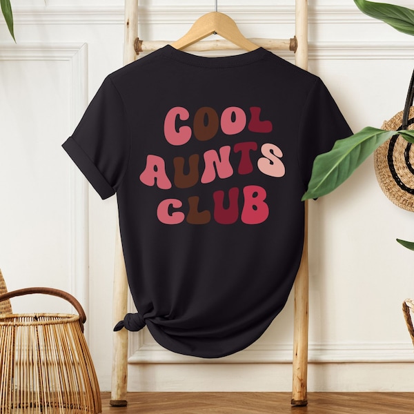 T-shirt Cool Aunts Club, annuncio di gravidanza, regalo per la zia fantastica, regalo di compleanno BFF
