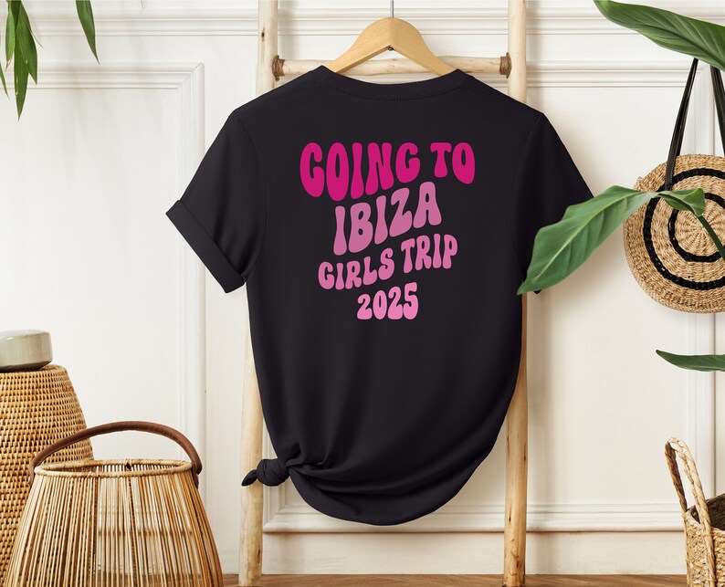 Junggesellinnenabschied Ibiza Mallorca, Gruppen Shirts, JGA 24, Mädelsausflug, Party Shirts Damen, Personalisierbar Junggesellinnenabschied Bild 3