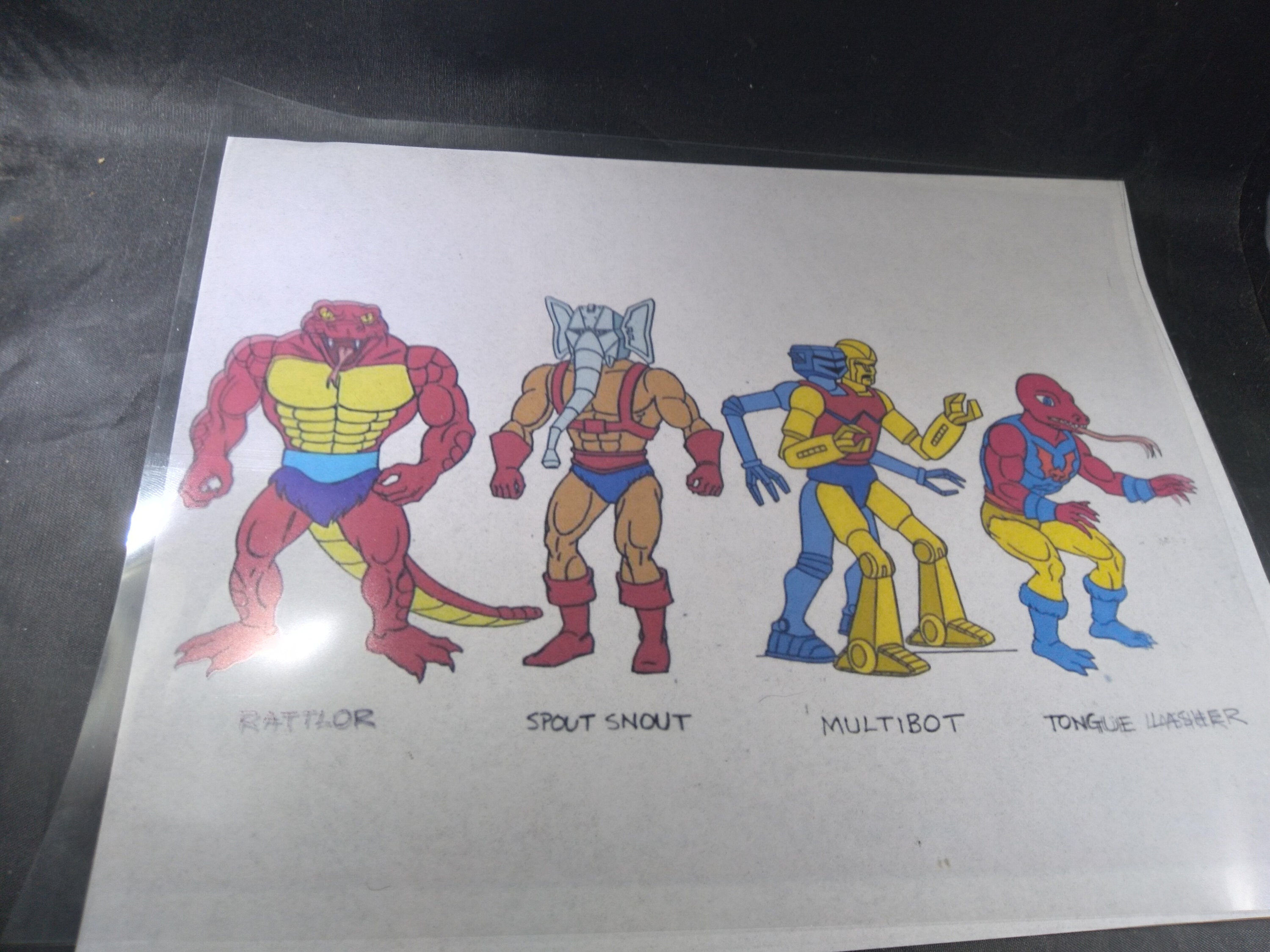 He-man animation cel Character Model Sheet FILMATION STUDIOS | Etsy