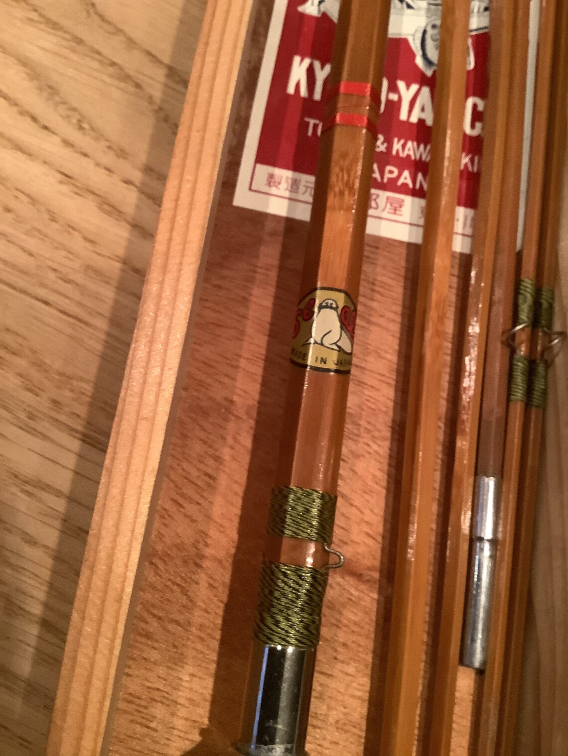 Japanese Vintage Kyoto YA Seal Brand Fly Fishing Kit Rare Etsy