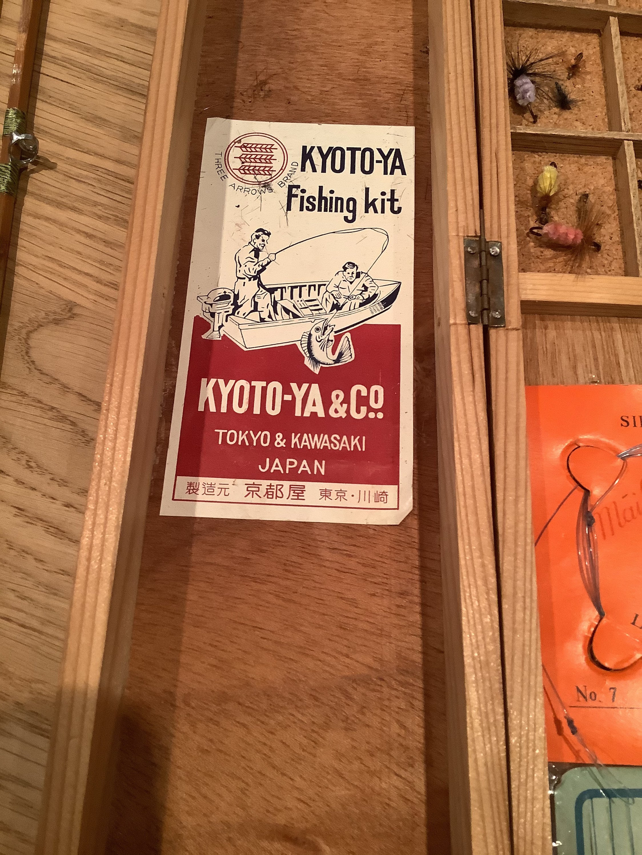 Japanese Vintage Kyoto YA Seal Brand Fly Fishing Kit Rare Etsy