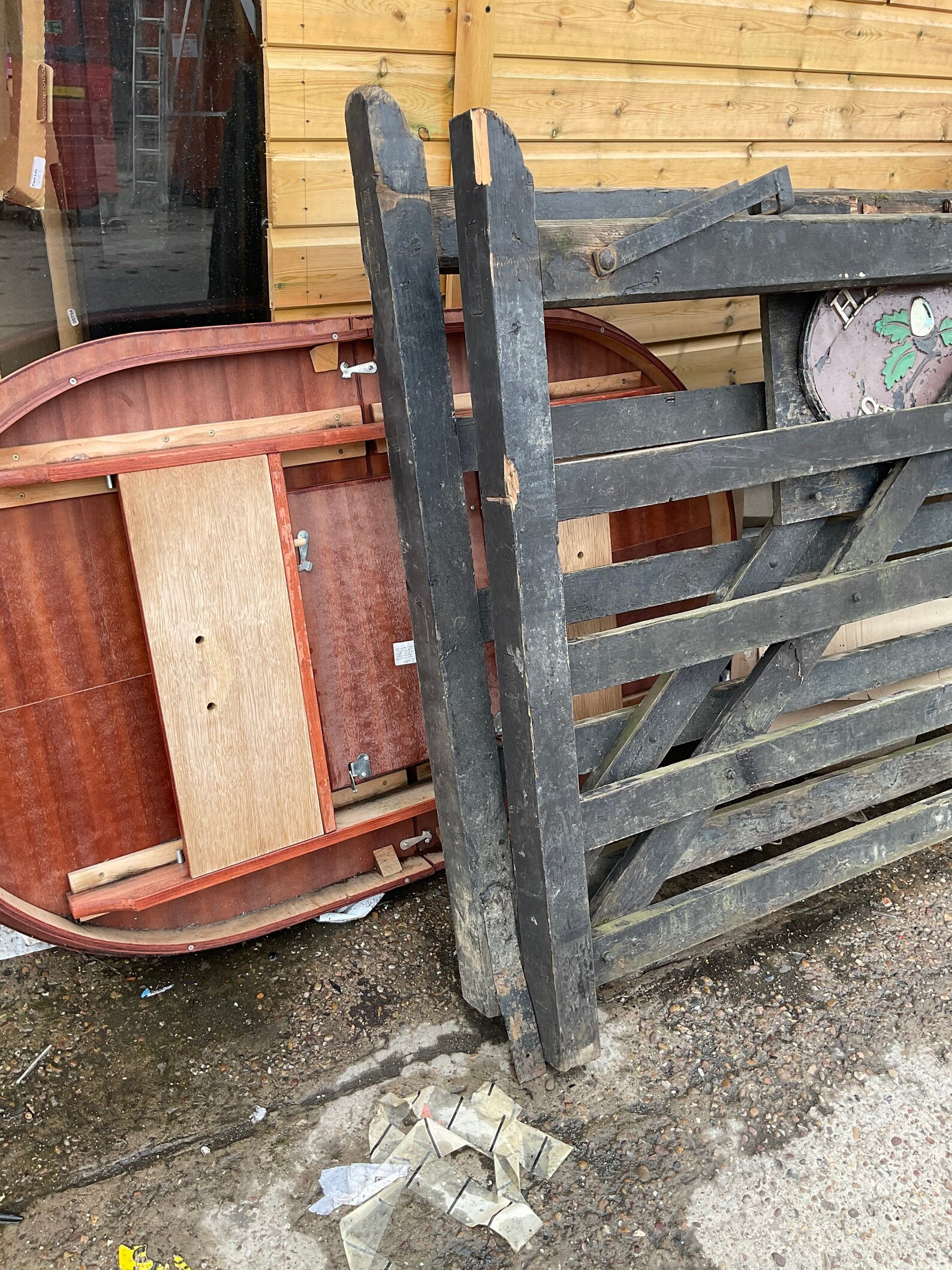Solid Wood Pair Of Farmers Gates 8 x 4 FT Per Gate with Etsy