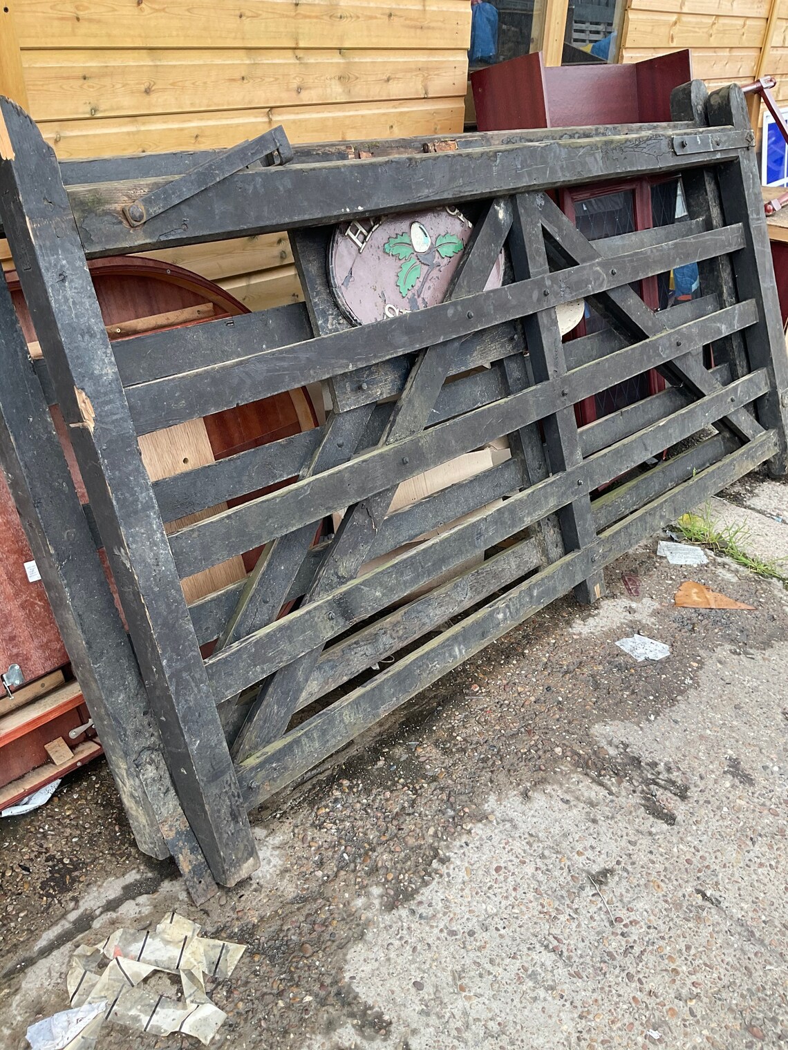 Solid Wood Pair Of Farmers Gates 8 x 4 FT Per Gate with Etsy