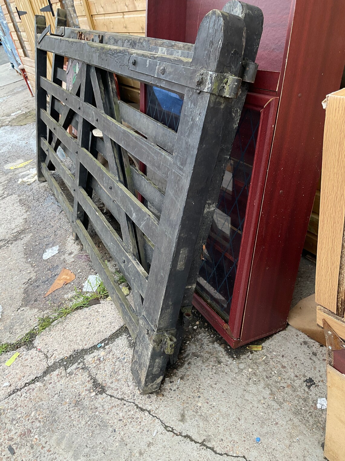 Solid Wood Pair Of Farmers Gates 8 x 4 FT Per Gate with Etsy