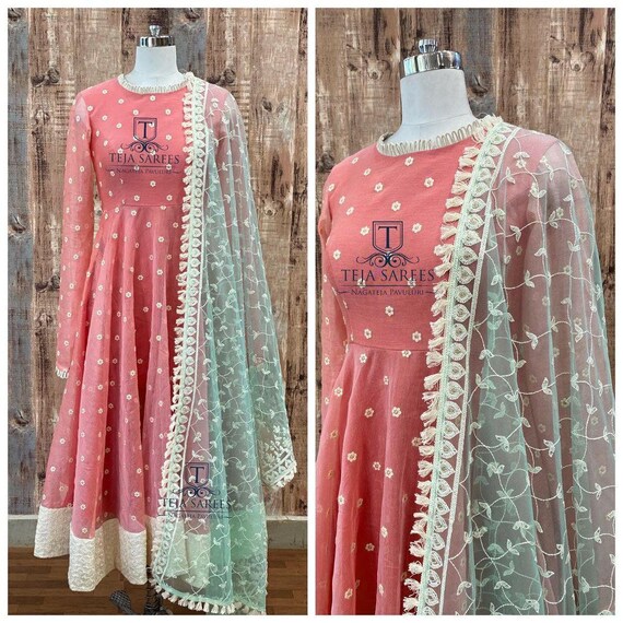designer chikankari anarkali