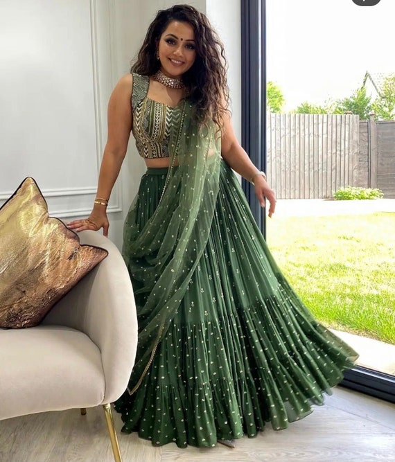 Ruffle Lehengas Choli Lehenga Choli 