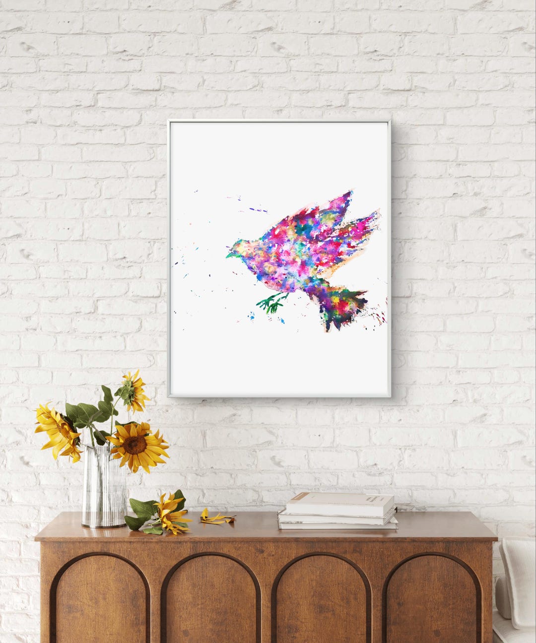 Spectrum Flight Printable Art, Digital Download, Colorful Abstract Wall ...