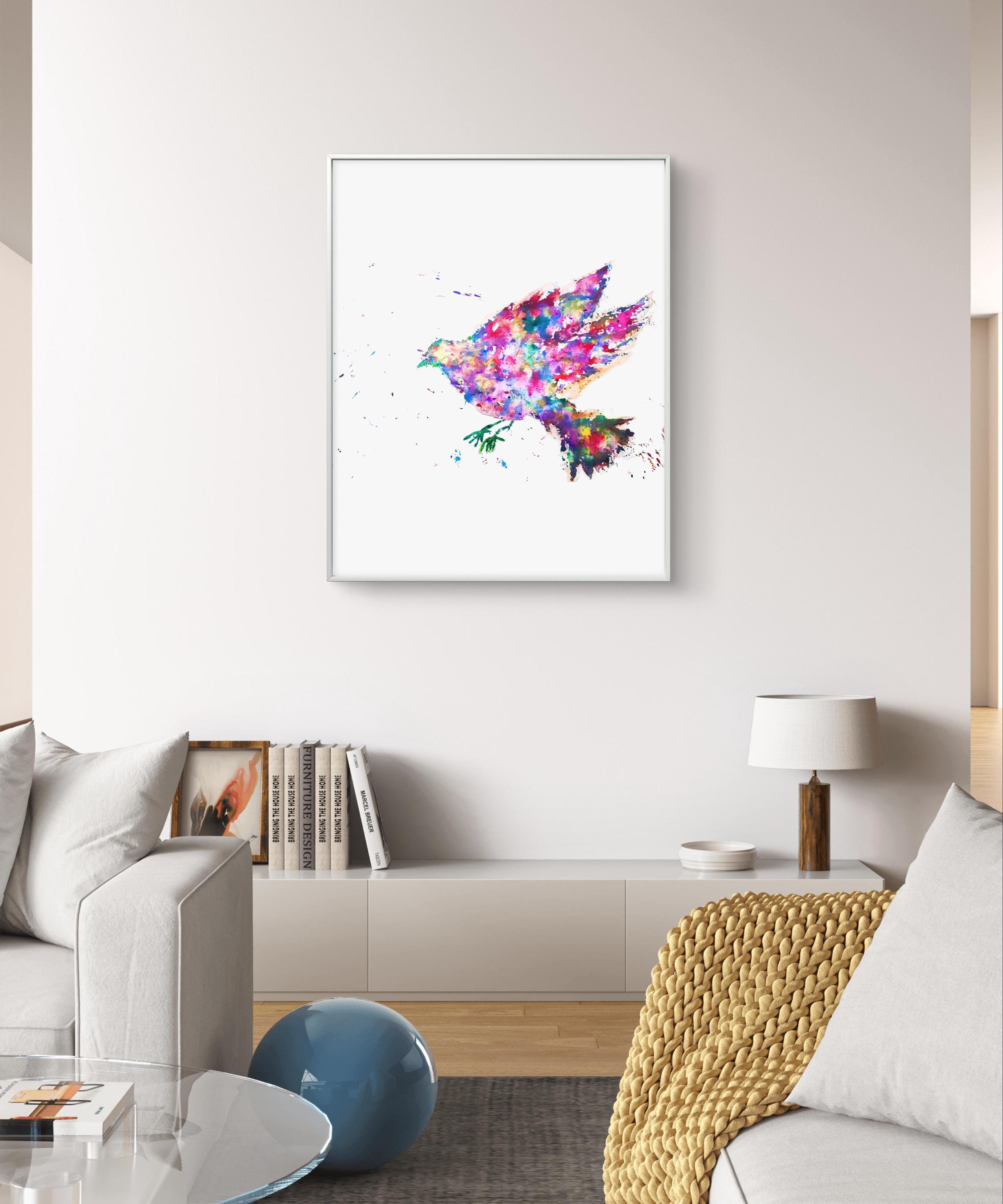 Spectrum Flight Printable Art, Digital Download, Colorful Abstract Wall ...